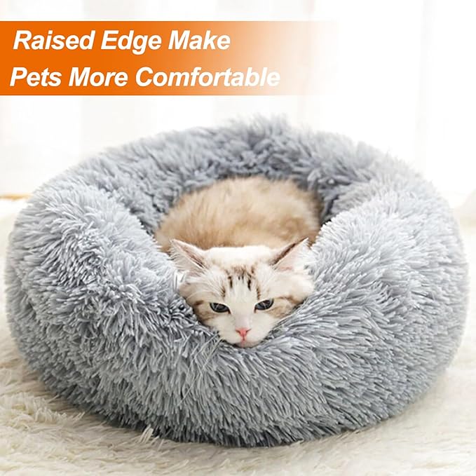 Cama para perros y gatos en forma de donut